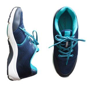 Vionic 335 Emerald 9030 Women's Navy and Teal Sneakers Size 7.5